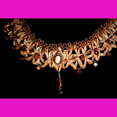 17"Cameo Back necklace