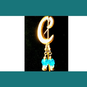 Fireblown Teal Glass Earrings