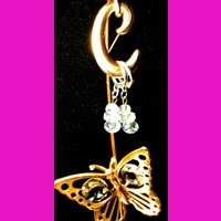 Lavender Swarovski Crystal Earrings