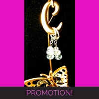 Lavender Swarovski Crystal Earrings