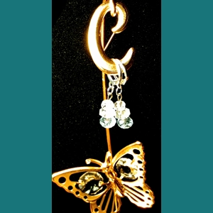 Lavender Swarovski Crystal Earrings