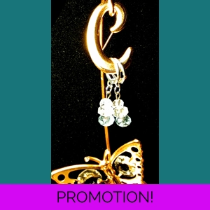 Lavender Swarovski Crystal Earrings