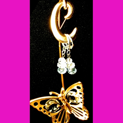 Lavender Swarovski Crystal Earrings