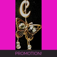 Pink/Clear Glass Earrings