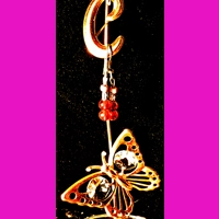 Red  Glass Earrings