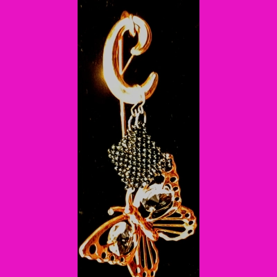 Diamond Shaped Iridescent Earrings