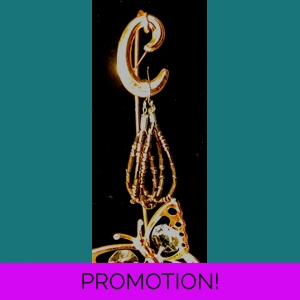 Copper Double hung Teardrop Earrings