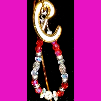 7"Red Fire blown Bracelet