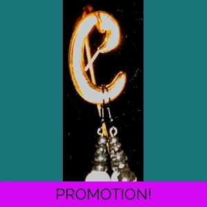 Marble/Hematite Earrings