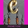 Set of Brown Earrings