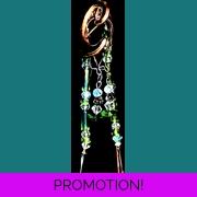 sku9 Lime green anklet