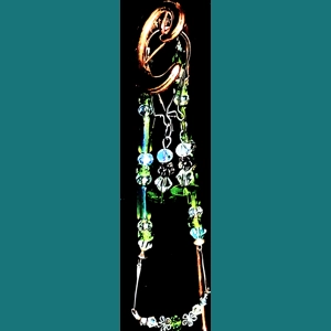 sku9 Lime green anklet