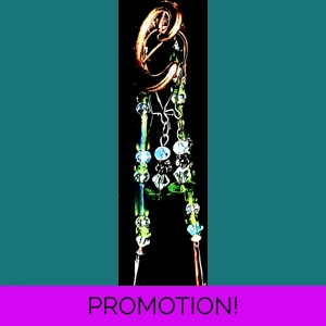 sku9 Lime green anklet