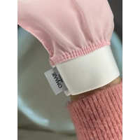 Gant exfoliant en soie rose