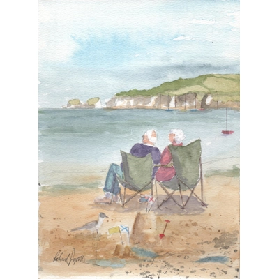 Old Harry Rocks couple