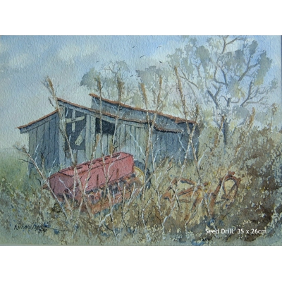 Old Seed Drill Olney