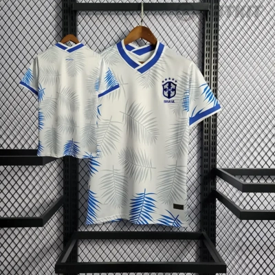 2022 Brazil White Blue Special Edition Shirt