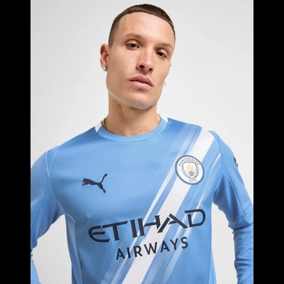 PUMA Manchester City FC 2025-26 Long Sleeve Home Shirt