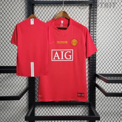 Retro 2007/08 Manchester United Home Shirt