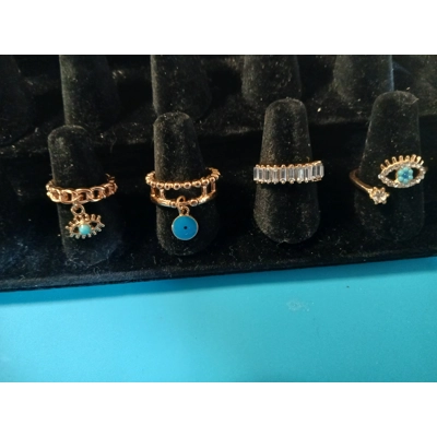 Four Devil Eye Rings
