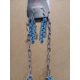 Paparazzi “Color Bomb” Blue Chain Necklace & Ear..