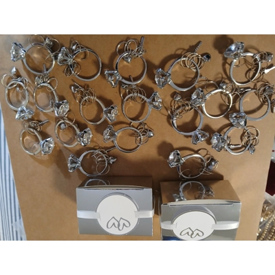 Large Diamond Ring For Party Favors