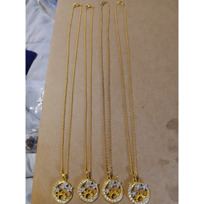 Lot of Star, Sun, and Moon Necklaces