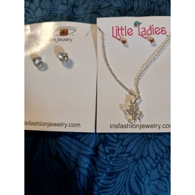 Kids Necklace and Earring Bundle