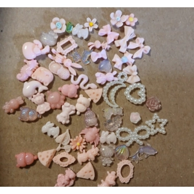 58 Mix of Nail Charms