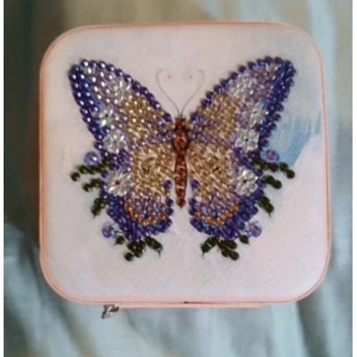 Completed Diamond Art Jewelry Box