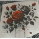 Red and Black Rose Decal