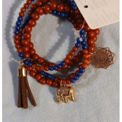 Multi-strand Beaded Bracelet