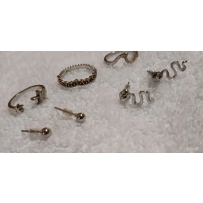 Vintage Rings & Earrings Set