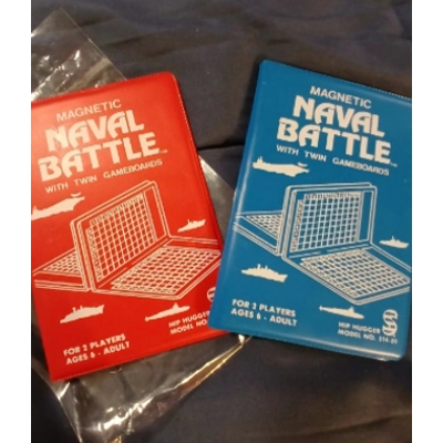Vintage Magnetic Naval Battle Game