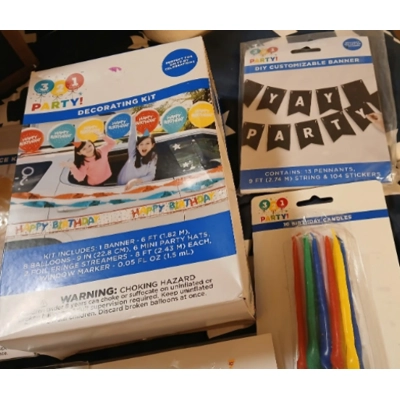 Birthday Party Decoration Bundle
