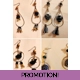 Four Pairs Handmade Dangle Earrings