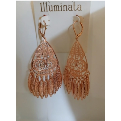 Rose Gold Dangling Earrings