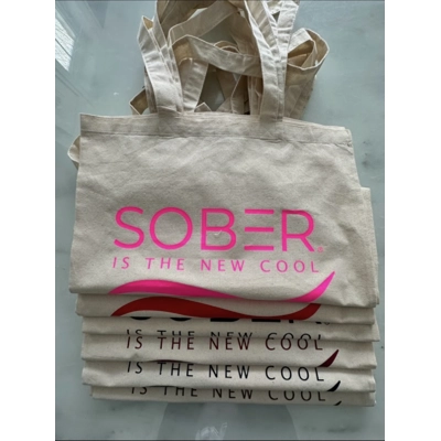 Sober Is The New Cool Tote Bag