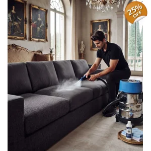 4 Seater Sofa Cleaned