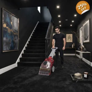 Large Stairs And Hallway Carpets Cleaned