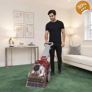 Large Living Room Carpet Cleaned