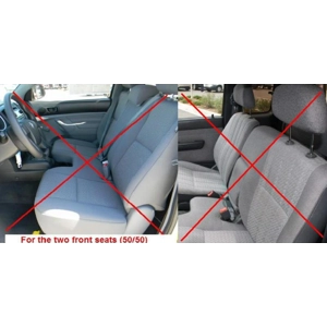 fits Toyota Tacoma leatherette two front car seat covers