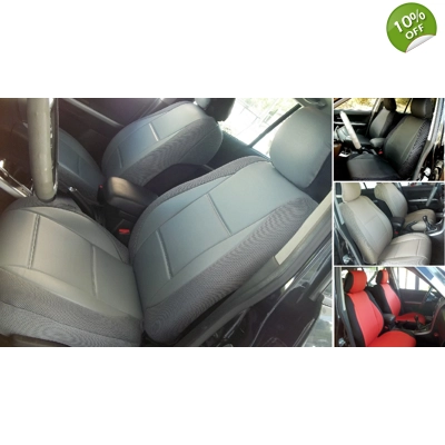 fits Honda CR-V Leatherette two Front Car Seat Covers title=