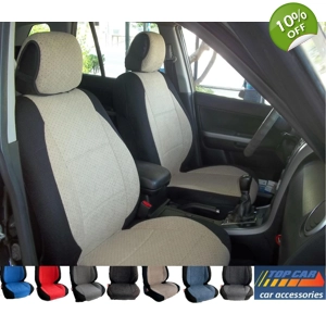 fits Mitsubishi RVR ASX Two Front Velour Car Seat Covers