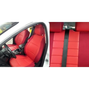 Front and Rear Leatherette & Synthetic Custom Fit Car Seat Covers