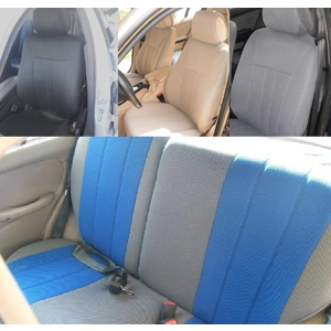 Front and Rear Classic Synthetic Custom Fit Car Seat Covers