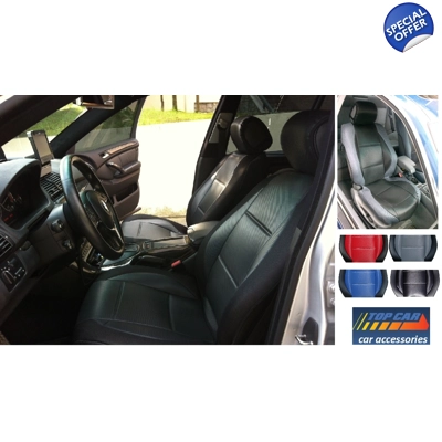fits Hyundai Veloster Two Front Like Carbon Fiber Car Seat Covers title=