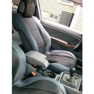 fits Mercedes C-Class like carbon fiber two front car seat covers