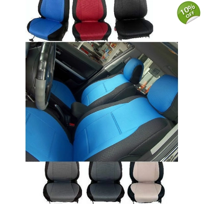 fits Mazda 3 & 6 Custom Diamond Two Front Car Seat Covers title=
