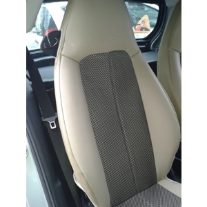 Leatherette & Two Tone Fishnet two Car Seat Covers fits on Smart seats